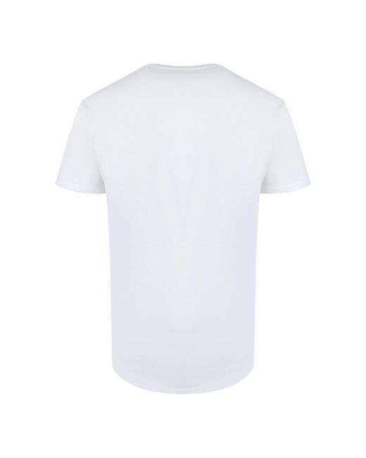 Palm Angels White Two-Pack Classic Logo T-Shirts Cotton for men