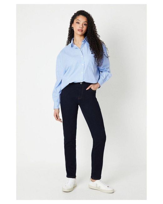 Dorothy Perkins Blue Tall Comfort Stretch Slim Jeans