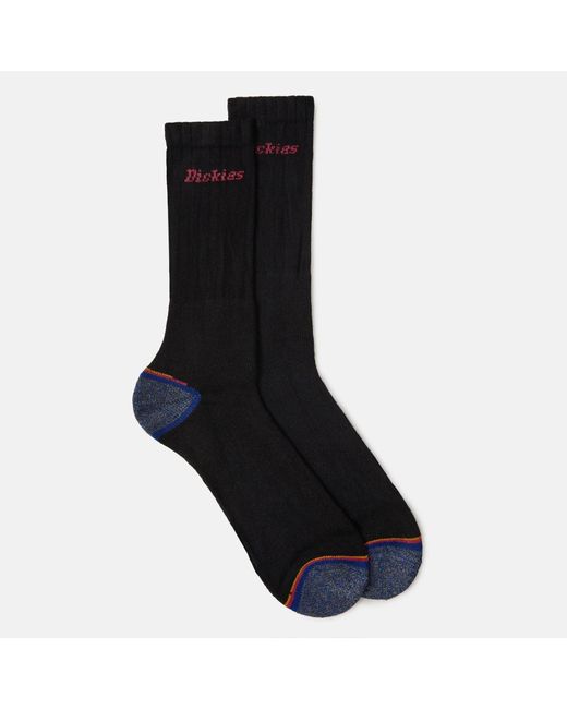 Dickies Black Strong Work Socks Cotton for men