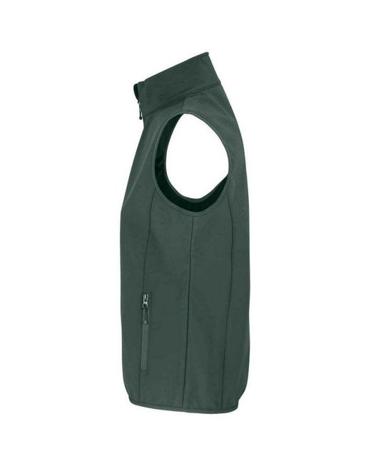Sol's Green Ladies Falcon Softshell Recycled Body Warmer (Forest)