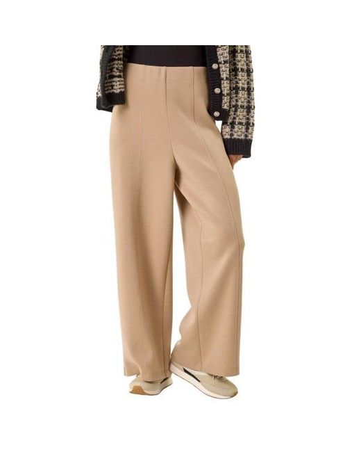 Roman Natural Petite Front Seam Stretch Trouser