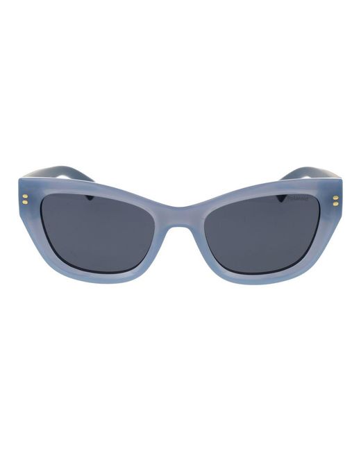Polaroid Blue Plastic Sunglasses