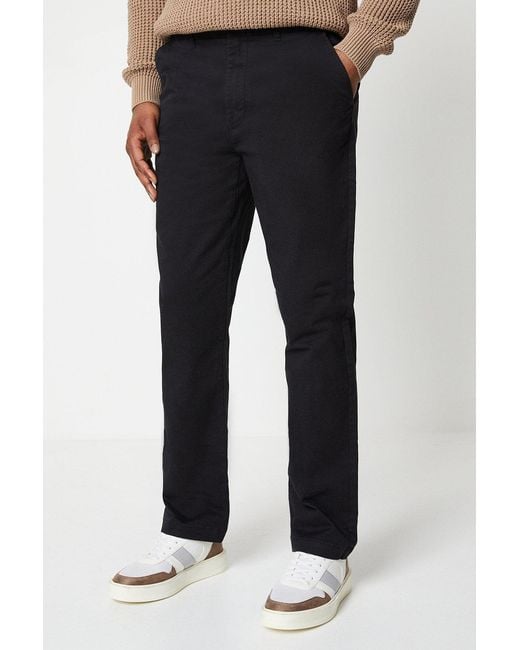 MAINE Black Premium Chino Trouser for men