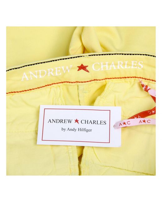 Andrew Charles by Andy Hilfiger Yellow Shorts Safia Cotton