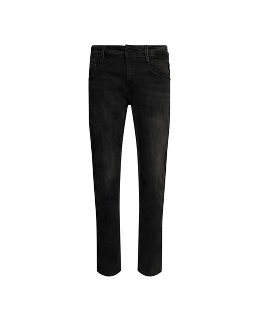 Replay Black Anbass Slim Jeans for men