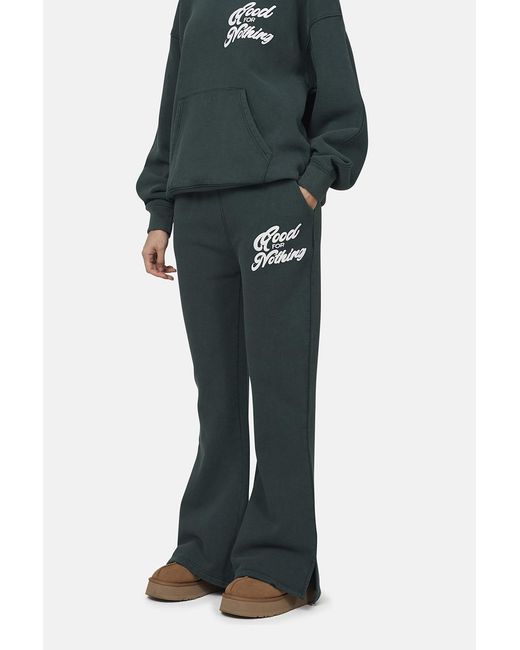 Good For Nothing Black Flared Joggers