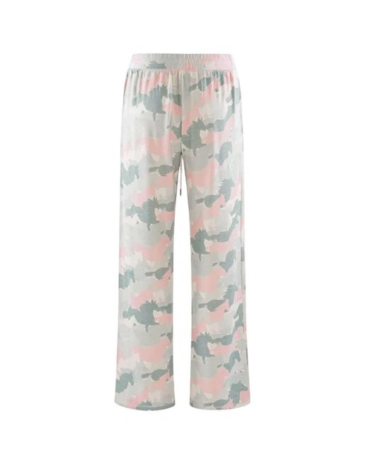 Pj Salvage Gray Ladies Camouflage Lounge Pants