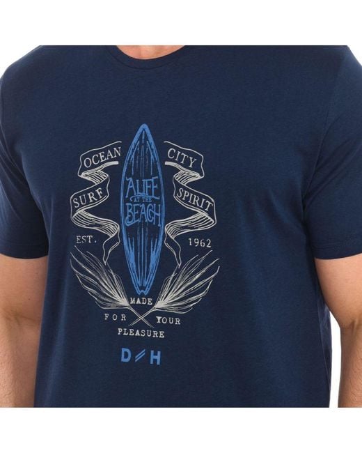 Daniel Hechter Blue Short Sleeve T-Shirt 75113-181991 for men