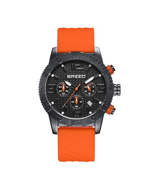 Breed Multicolor Double Agent Chronograph Watch With Date for men