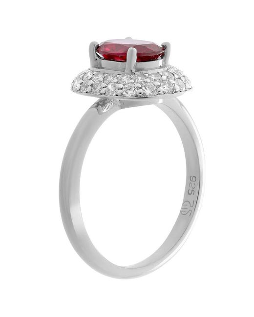Orphelia Pink 925 Sterling Ring