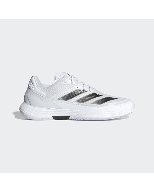Adidas Originals White Defiant Speed 2 Tennis Shoes for men