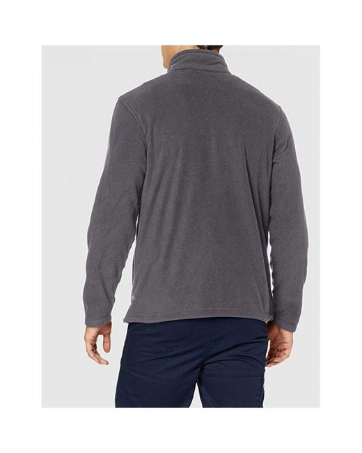 Regatta Gray Plain Micro Fleece Full Zip Jacket (Layer Lite) (Seal) for men