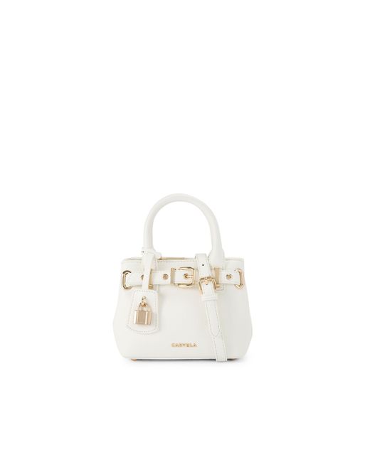 Carvela Kurt Geiger White Maria Micro Belt Bag