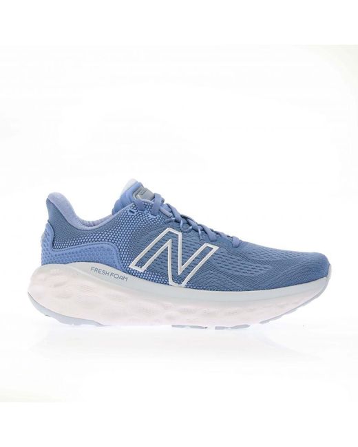 New Balance Blue Womenss Fresh Foam X More V3 Running Shoes
