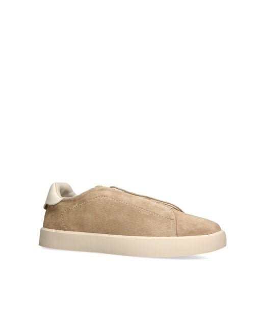 Steve Madden Natural Leather Salsa Sneakers for men