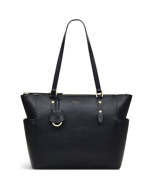 Radley Black Silk Street Handbag