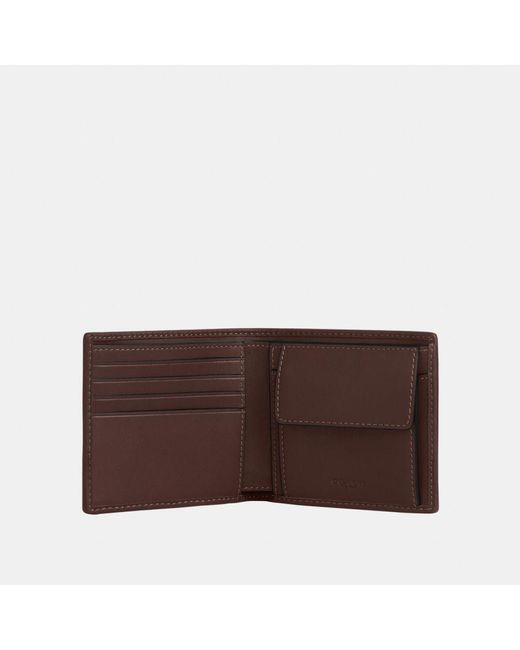 COACH White Coin Wallet for men