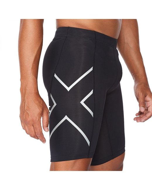 2xu Black Core Compression Shorts for men