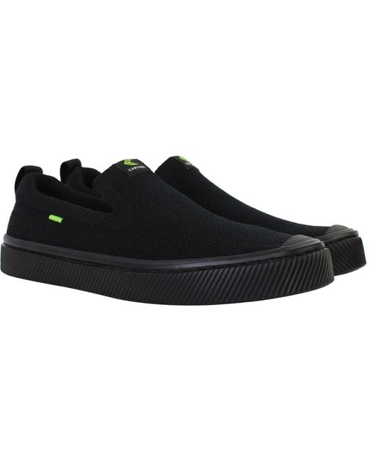 CARIUMA Black Ibi Knit Plimsolls