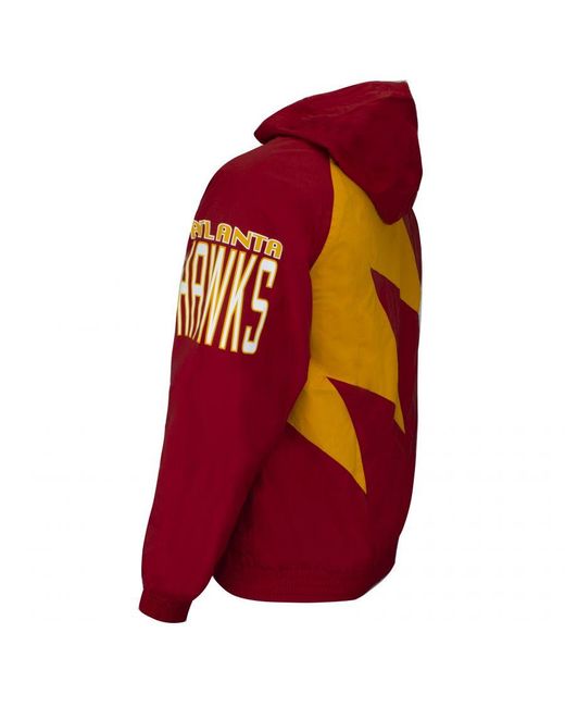 Mitchell & Ness Red Shark Atlanta Hawks Jacket for men