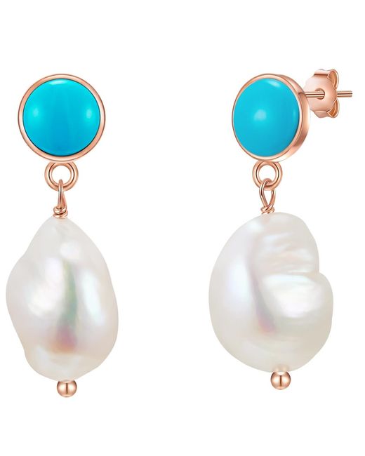 Glanzstücke München White Fresh Water Cultured Pearl Earring