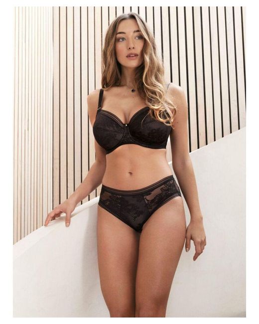 Fantasie Black Fusion Lace Side Support Bra