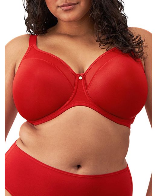 Elomi Red Smooth Moulded T-Shirt Bra