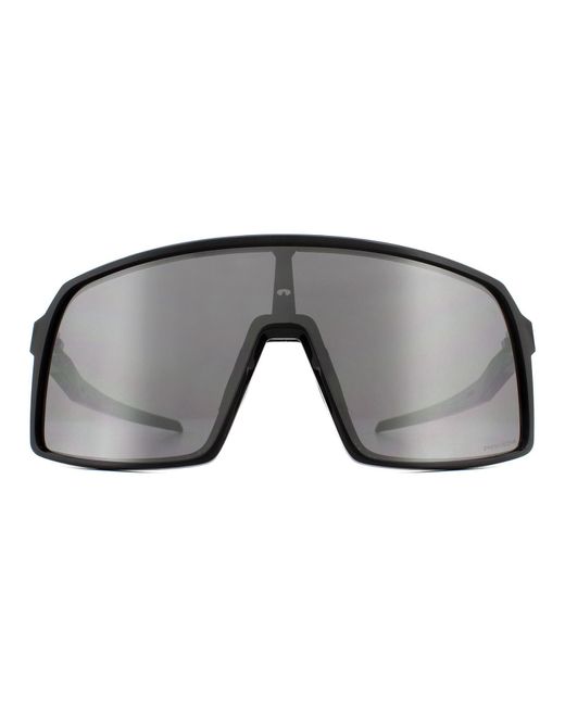 Oakley Gray Rectangle Polished Prizm Sunglasses for men