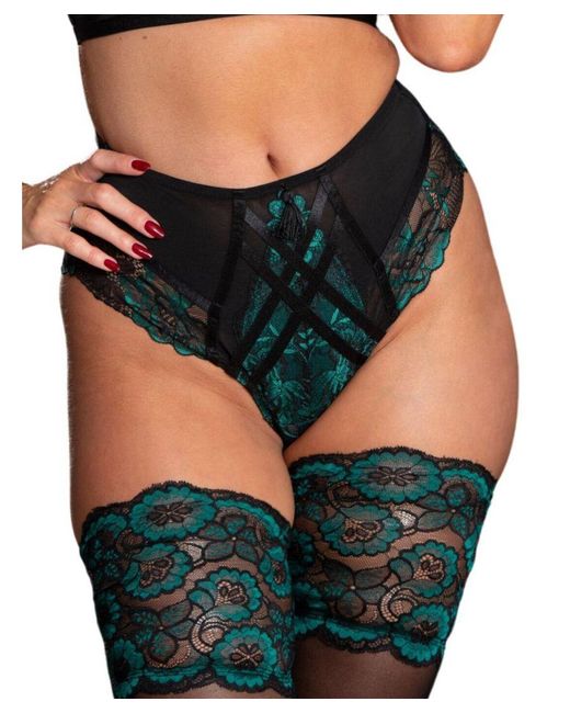 Pour Moi Green 27506 After Hours High Waisted Briefs