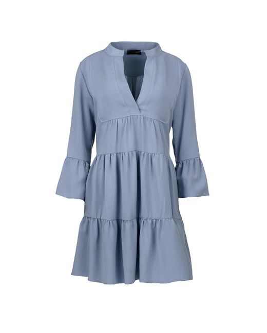 Conquista Blue Loose A Line Dress