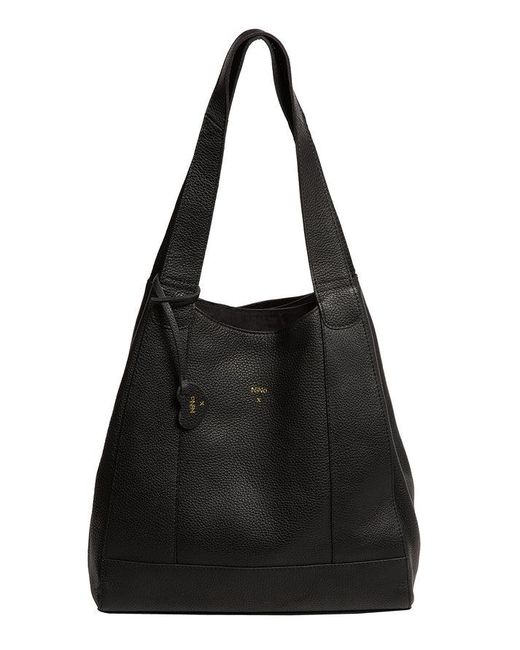 NiNa Amora Black 'Celeste' Leather Handbag