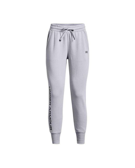 Under Armour Rival Fleece Joggingbroek (grijs) in het Gray