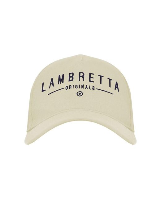 Lambretta White Adult Originals Baseball Cap Cotton