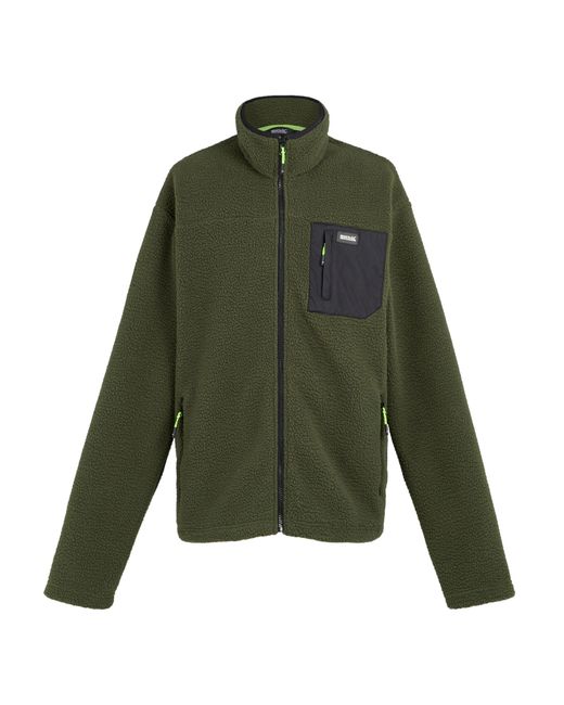 Regatta Green Frankie Borg Fleece (Dark) Material_Polyester for men