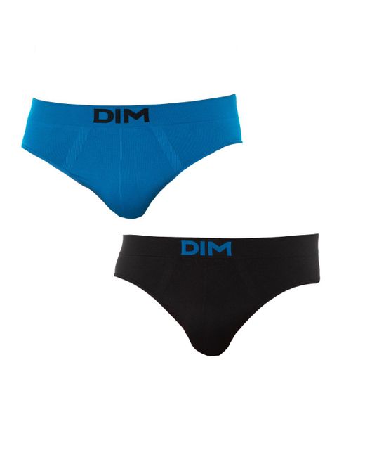 Dim Black Pack-2 Slips Unno Basic Seamless D05Hg for men