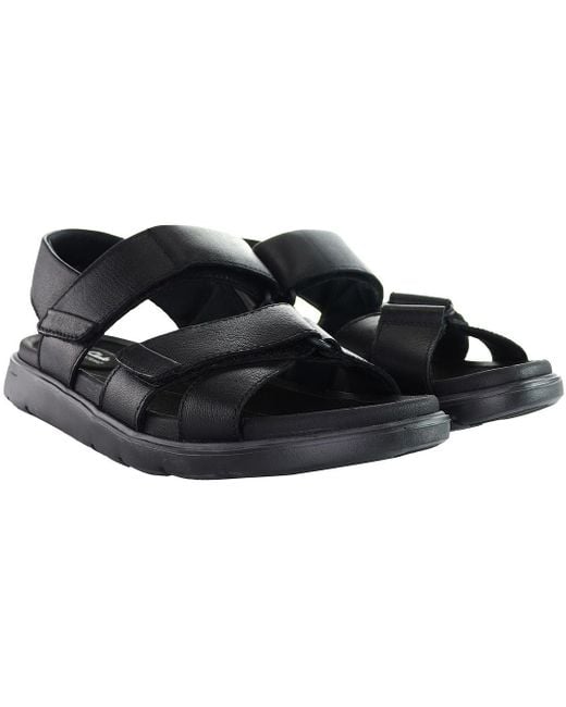 Clarks Black Unwilmore Band Sandals for men