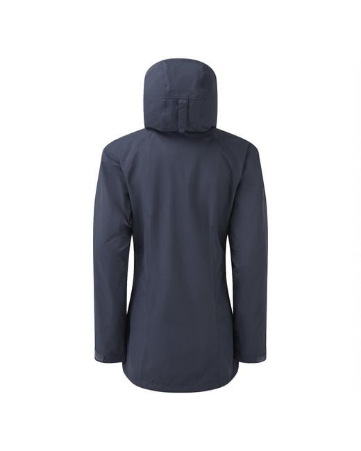 Sprayway Blue Ladies Waterproof Hiking Jacket With Hood Windproof Rain Shell Coat