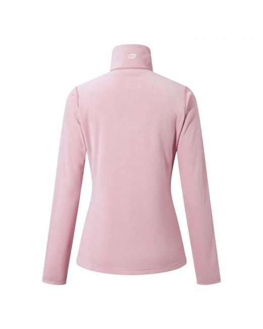 Berghaus Pink Womenss Prism 2.0 Half-Zip Micro Fleece