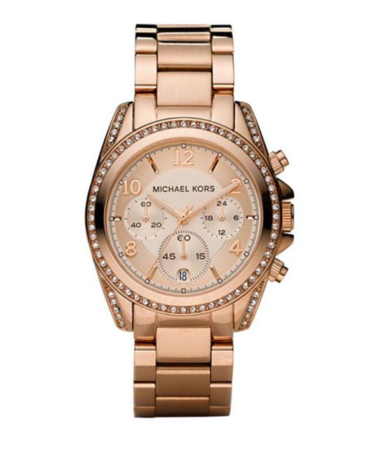 Michael Kors Natural Ladies' Blair Chronograph Watch Mk5263
