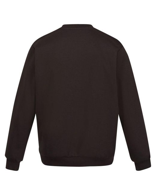 Regatta Black Pro Crew Neck Sweatshirt for men