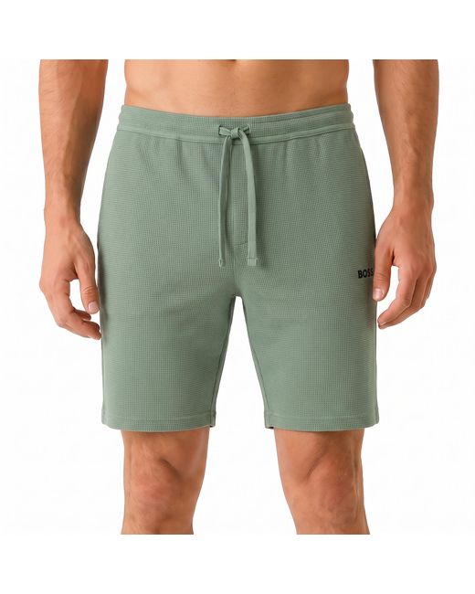 Boss Green Cotton Sports Shorts 50535884 for men