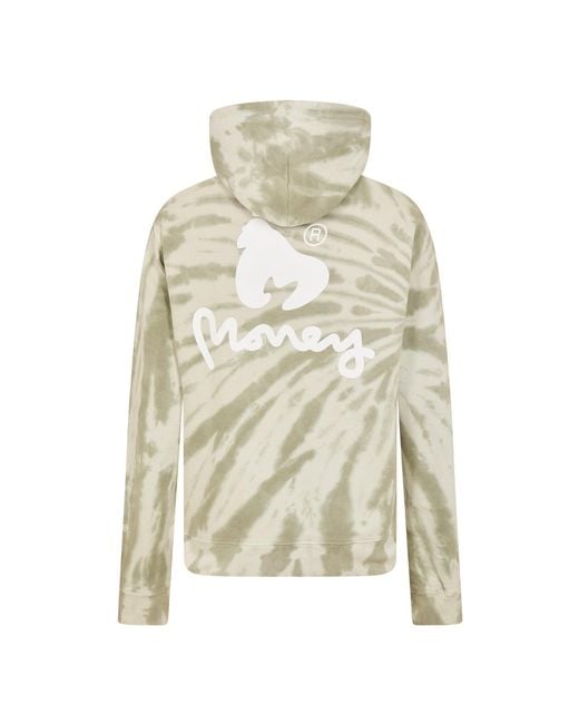 Money Gray Tie Dye Hoodie (Castle) Cotton for men
