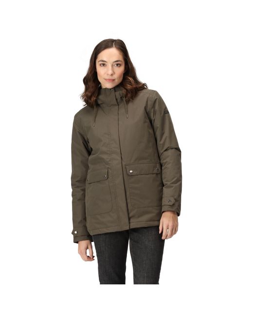 Regatta Brown Broadia Waterproof Hooded Warm Winter Jacket Coat