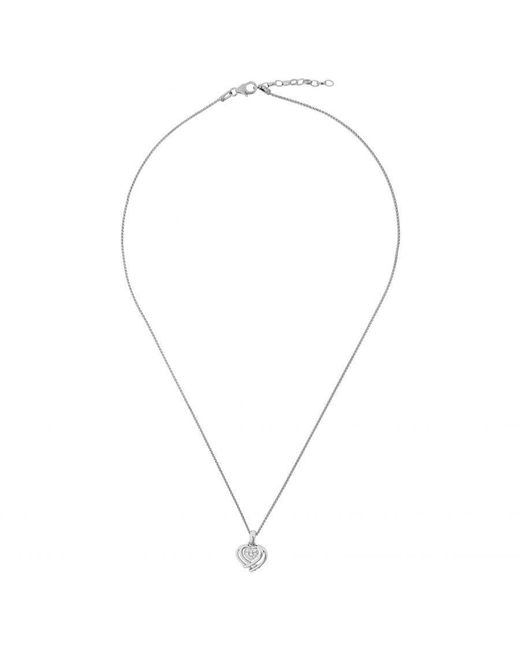 Orphelia Metallic 'Anni' 925 Sterling Chain With Pendant