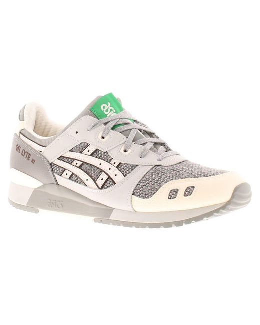 Asics Gray Trainers Gel Lyte Iii Og Lace Up for men