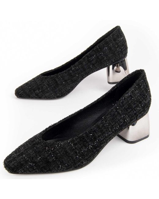 Montevita Black Nussia2 Heeled Shoe