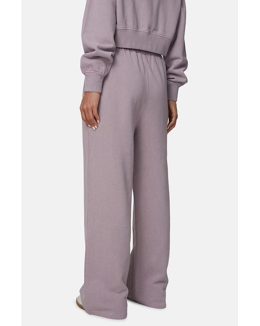 Good For Nothing Purple Vintage Washed Wide Leg Joggers