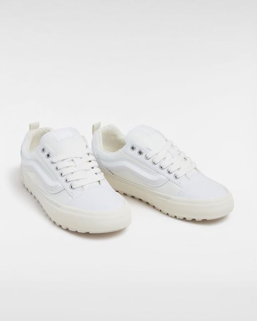 Vans White Lx Knu Skool Mte-1 Sneakers
