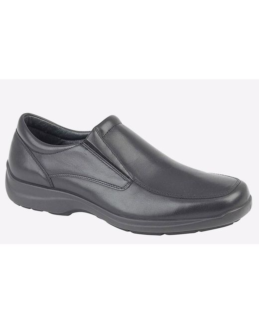 Imac Black Blayney Leather Shoes for men