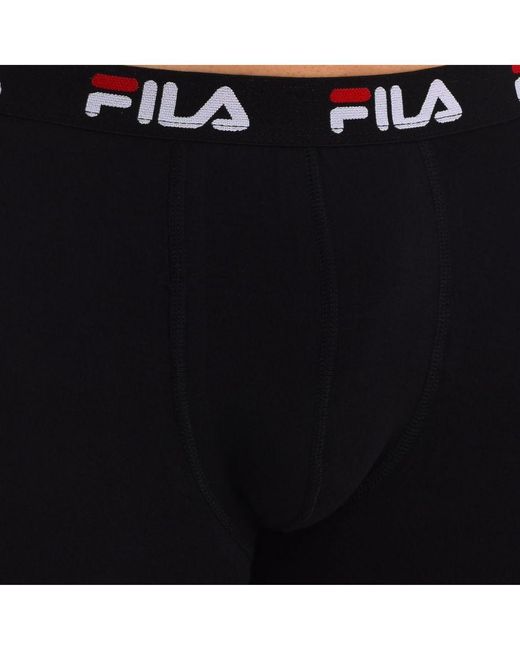 Fila Black Classic Breathable Fabric Boxer Fu5232 for men